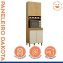 Ver imagem 3 de Cozinha Completa Modulada com 3 Armários Aéreos e 2 Balcões Dakota Bege/Cinamomo/Off White
