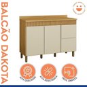 Ver imagem 3 de Cozinha Completa com 2 Armários Aéreos e 2 Balcões Dakota