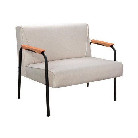Namoradeira Jade Cor:Linho Bege 140