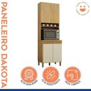 Ver imagem 3 de Cozinha Compacta Modulada 1 Paneleiro e 2 Armários Aéreos Dakota Bege/Cinamomo/Off White