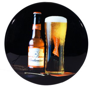 Luminoso de Parede Cerveja Budweiser Garrafa Retrô Vintage Bar,garagem,churrasqueira,espaço Gourmet