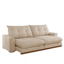 Ver imagem 4 de Sofá Argo Linho 02 Módulos 80 Cm B25cm Meu Sofá Online A294 Linho Creme