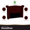 Cabeceira Casal Estofada para Cama Box Ayla Veludo Ateliê do Conforto Cabeceira Casal Estofada Cama  - 2