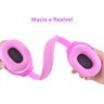 Fone Abafador de Som e Ruído para Crianças Hipersensibilidade Autismo - Várias Cores Zohan Rosa - 2