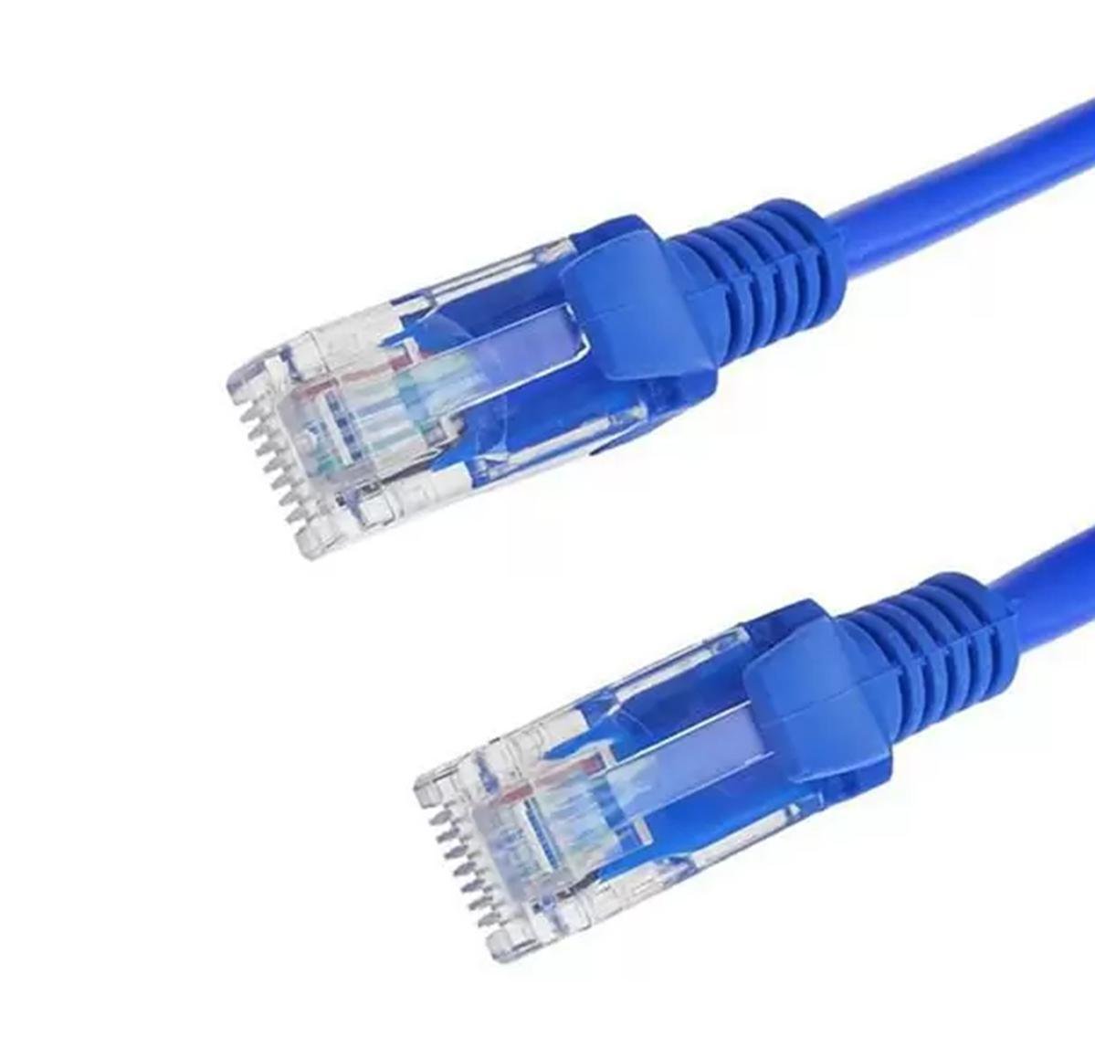 Cabo de Rede 20 Metros Ethernet Rj45 Conector Blindado Cat5e - 6