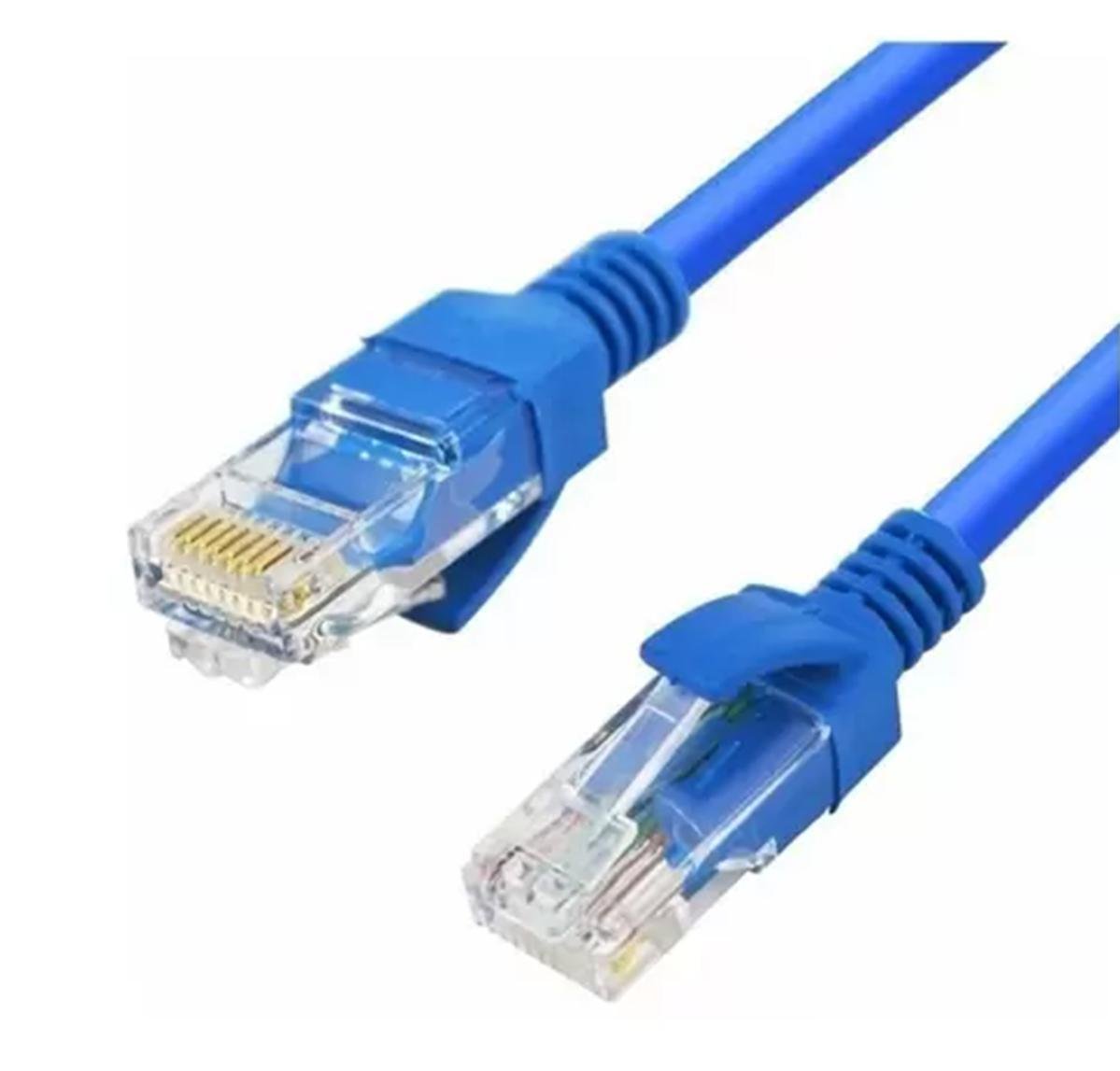 Cabo de Rede 20 Metros Ethernet Rj45 Conector Blindado Cat5e - 5