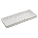 Ver imagem 3 de 2 Bandejas de Mármore Terrazzo Retangular Aparador 26x17cm Decorativa Bancada Sala Banheiro Lyor