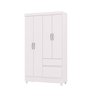 Guarda-Roupa Solteiro 4 Portas 2 Gavetas Panama - 2