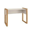 Ver imagem 2 de Mesa Escrivaninha Computador Office Freijo Toq/off White Fosco - Qmovi