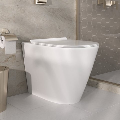 Vaso Sanitário para Banheiro Maya - Fabribam Branco Brilho
