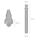 Ver imagem 4 de Ralo Linear com Tampa Vazada 50 Cm Cinza Astra