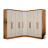 Guarda-roupa Modulado de Casal Safira 001 em Mdf com 9 Portas e 6 Gavetas - Clic Móveis - 2