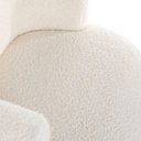 Ver imagem 2 de Poltrona Decorativa Sala de Estar Recepção Suiça Bouclé - Amarena Móveis Cor Bege