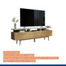 Rack com Painel para Tv até 75 Polegadas Frisado Curitiba  - 15