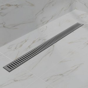 Ralo Linear com Tampa Vazada 50 Cm Branco Astra