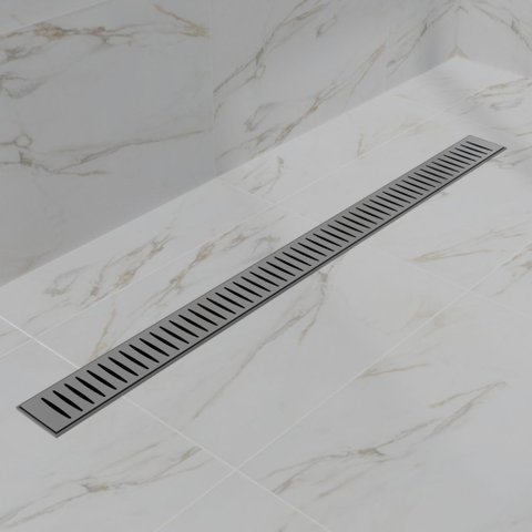 Ralo Linear com Tampa Vazada 50 Cm Branco Astra