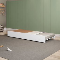 Bicama Infantil Solteiro Madeira Maciça/mdf com Telhado Casinha Casatema - 13