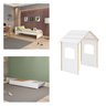Bicama Infantil Solteiro Madeira Maciça/mdf com Telhado Casinha Casatema MadeiraOriginals - 2