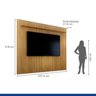 Rack com Painel para TV até 80 Polegadas 100% MDF Ripado Manaus - 3