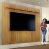 Rack com Painel para TV até 80 Polegadas 100% MDF Ripado Manaus - 6