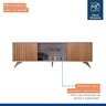 Rack com Painel para TV até 80 Polegadas 100% MDF Ripado Manaus - 13