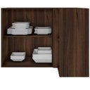 Ver imagem 3 de Armário Aéreo Para Canto 2 Portas 2 Nichos Poliman Móveis