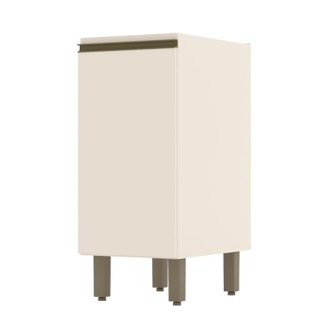 Balcão de Cozinha 01 Porta 35cm Connect Off White Henn
