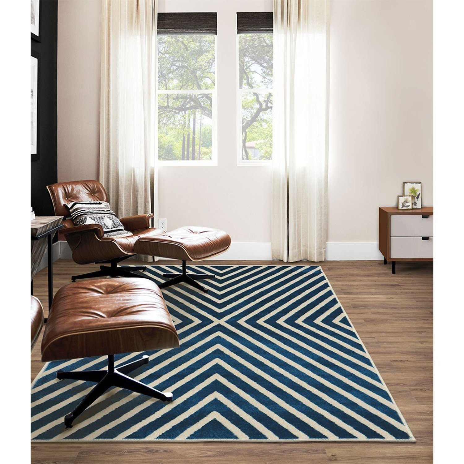 Tapete 150x200cm Lyre Supreme Tapetes São Carlos - 1