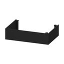 Ver imagem 1 de Kit Rodapé para Balcão Cozinha 70cm Veneza com Pés Multimóveis Mp3729 Preto