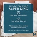 Ver imagem 7 de Cobri Leito de Luxo Super King London 200 Fios Bordado Inglês Nobless:off White