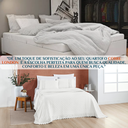 Ver imagem 4 de Cobri Leito de Luxo Super King London 200 Fios Bordado Inglês Nobless:off White