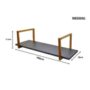 Ver imagem 2 de Nicho SIMPLES metalon 100X30 CINZA/DOURADO  METALICO 01