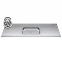 Ver imagem 6 de Balcão de Cozinha com Pia Inox 160cm 3 Gavetas Andréia Cinza - Ajl Móveis