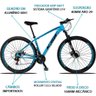 Bicicleta XLT Aro 29 Quadro Alumínio Suspensão 21 Marchas Freio a Disco Mecânico - KSW - Azul/Preto  - 3