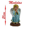 Ver imagem 2 de Anjo da Guarda em Oração Azul em Borracha 21cm