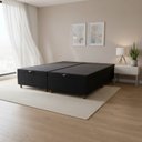 Ver imagem 4 de Base Box Baú Queen 158x198cm com Pistão a Gás Estrutura Reforçada Smart YesCasa