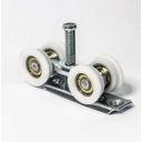 Ver imagem 3 de Roldana Reta para Porta de Correr Dupla em Nylon Tr38 Par