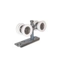 Ver imagem 1 de Roldana Reta para Porta de Correr Dupla em Nylon Tr38 Par