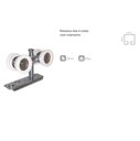 Ver imagem 4 de Roldana Reta para Porta de Correr Dupla em Nylon Tr38 Par