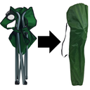Ver imagem 5 de Cadeira Camping Dobravel Portatil Premium até 160 Kg Verde Lu0102_vd