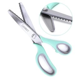 Tesoura Escalope Profissional Artesanato Tecido Papel Eva - 1