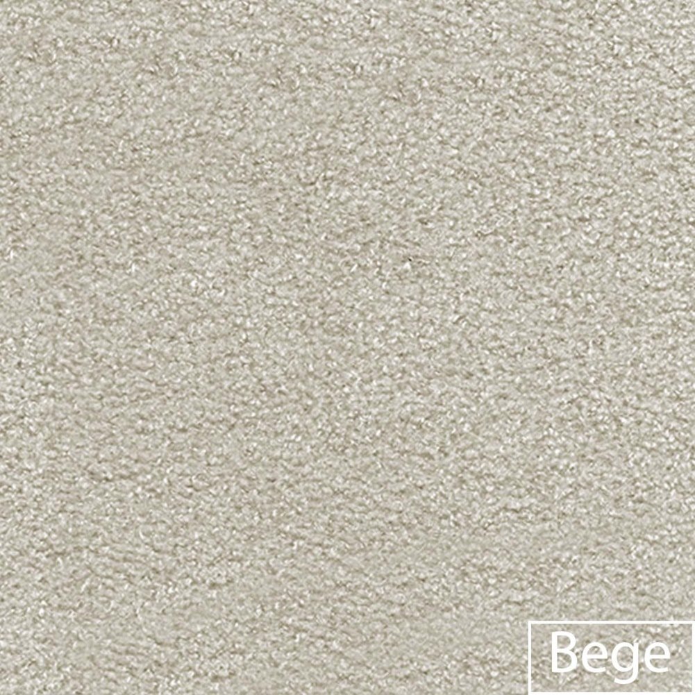 Puff Decorativo Itália 120cm Sala Escritorio Luxo Bouclé Bege - Amarena Móveis - 5