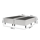 Ver imagem 2 de Base Box Queen 158x198x29cm Yescasa