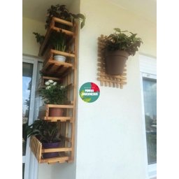 Treliça, Floreira, Jardim Vertical, Decoração de Parede T7 - 3