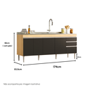 Ver imagem 6 de Gabinete de Pia Libra 174cm