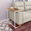 Ver imagem 2 de Mesa de Apoio Sofá Industrial Kappesberg Li025 Canela Branca