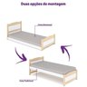 Cama Montessoriana Solteiro e Telhado Casinha Casatema MadeiraOriginals - 8