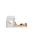 Ver imagem 3 de Cama Montessoriana Solteiro e Telhado Casinha Casatema MadeiraOriginals Branco/Marrom
