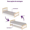 Ver mais imagens de Cama Montessoriana Solteiro e Telhado Casinha Casatema MadeiraOriginals Branco/Marrom