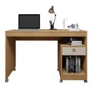 Ver imagem 3 de Conjunto Escrivaninha 1 Gaveta com Rodízios Giga e Armário Multiuso 2 Portas com Chave Asteca